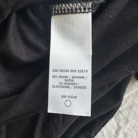 Ella Moss Black Bella Long Sleeve Wrap Front Bodysuit, Size M – NWT - Picture 7 of 8